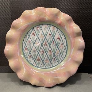 MacKenzie-Childs Ceramic Serving Plate